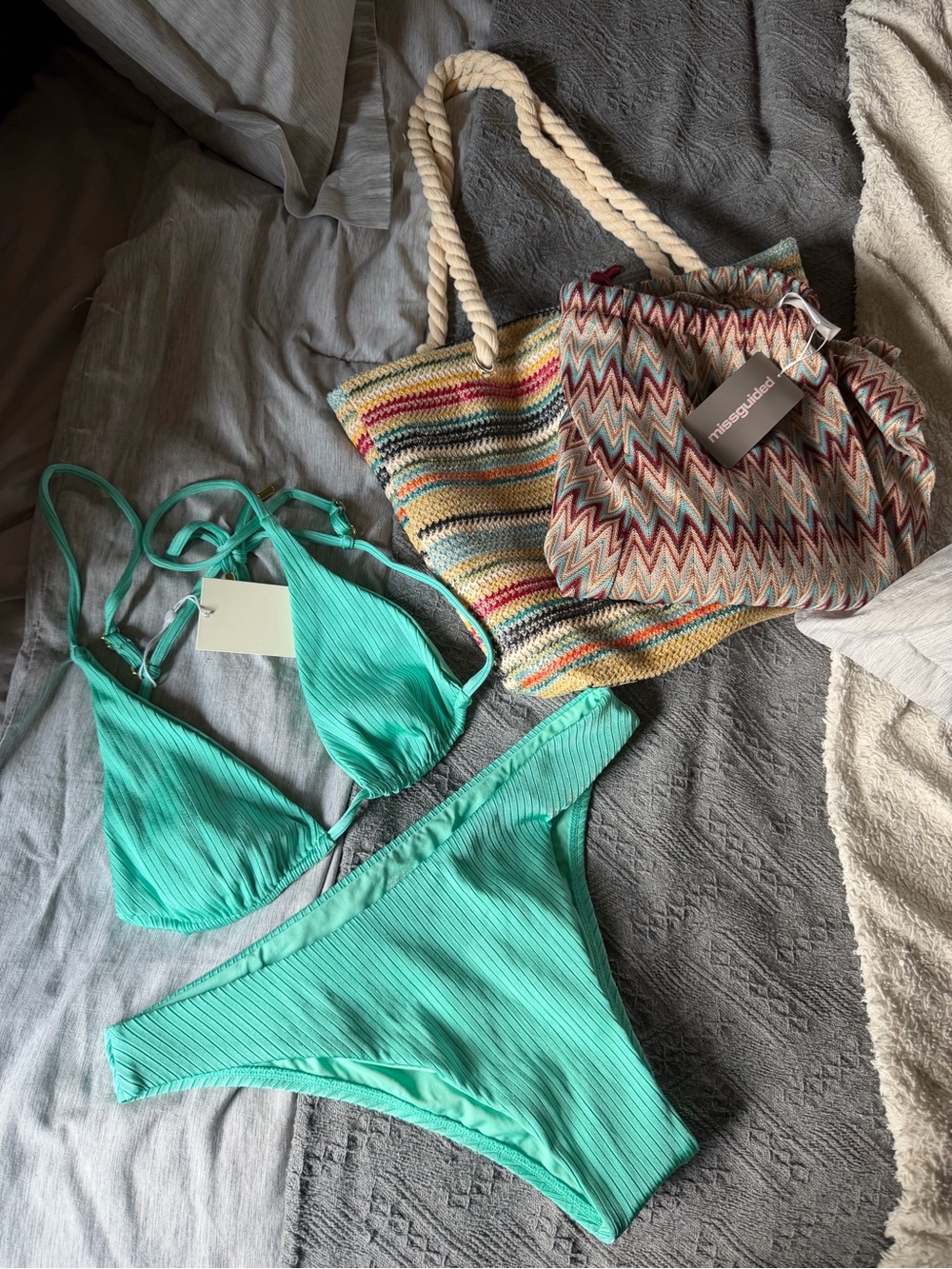 monday swimwear bikini set size V and 2 free gifts